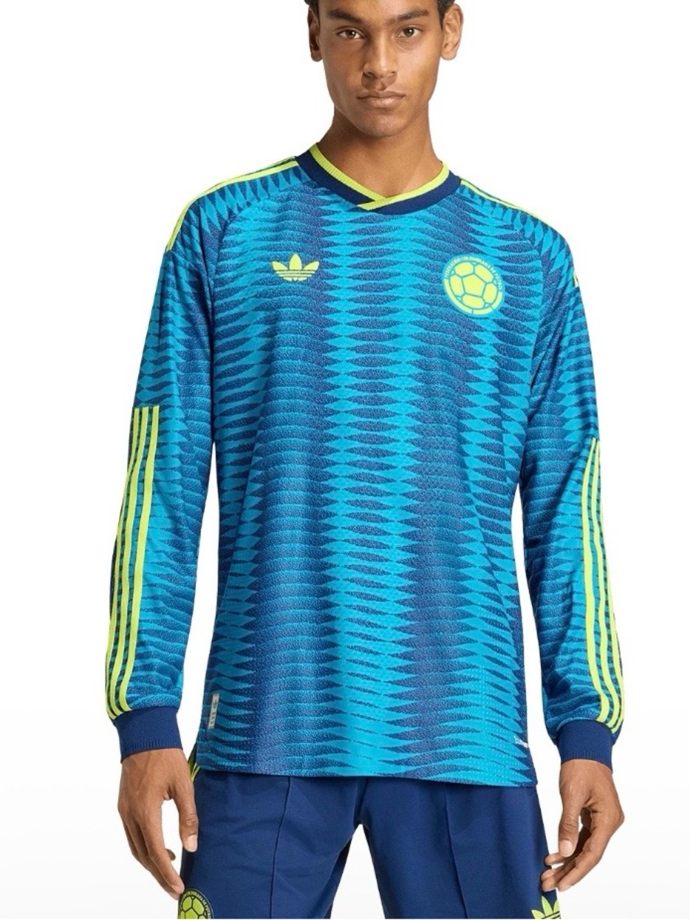 Adidas Colombia Soccer 2026 Away Authentic Long Sleeve Jersey*NWT